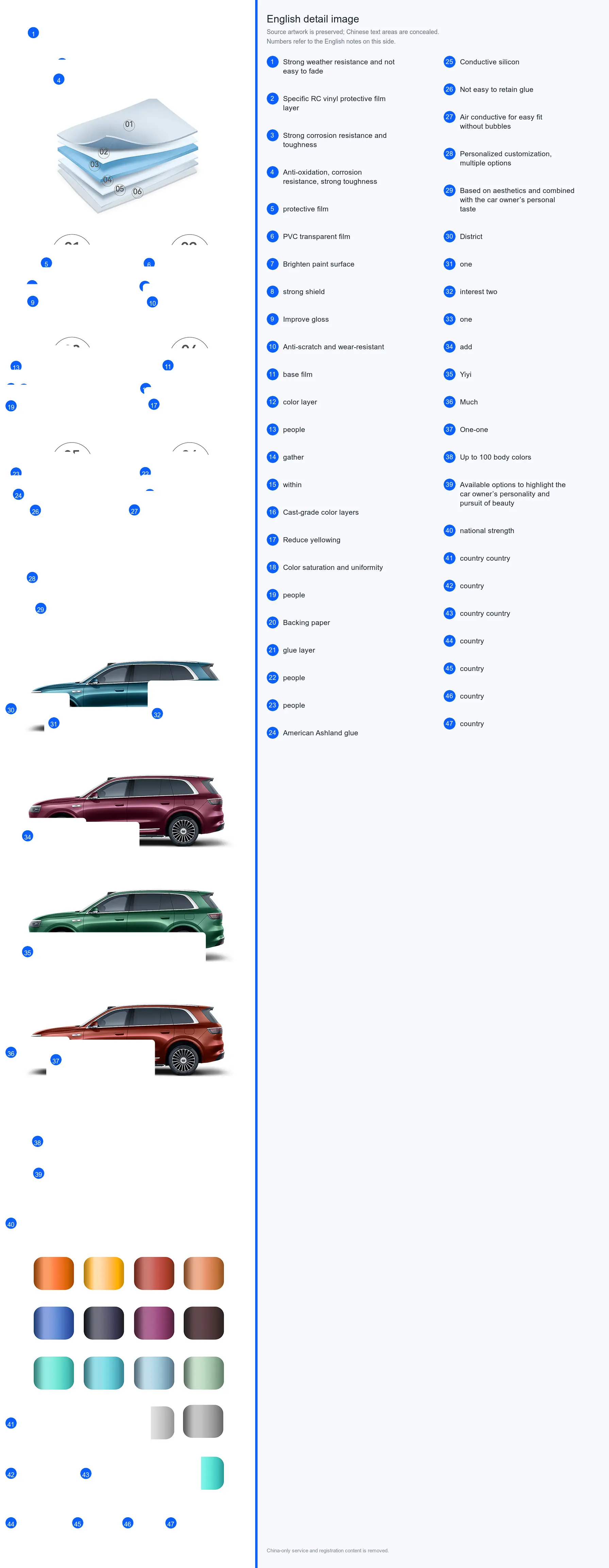 YuXiang Series Body Color-Change Wrap detail image 2