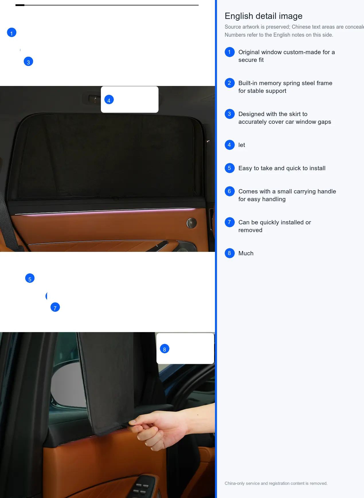 Full-Vehicle Privacy Sunshade detail image 2