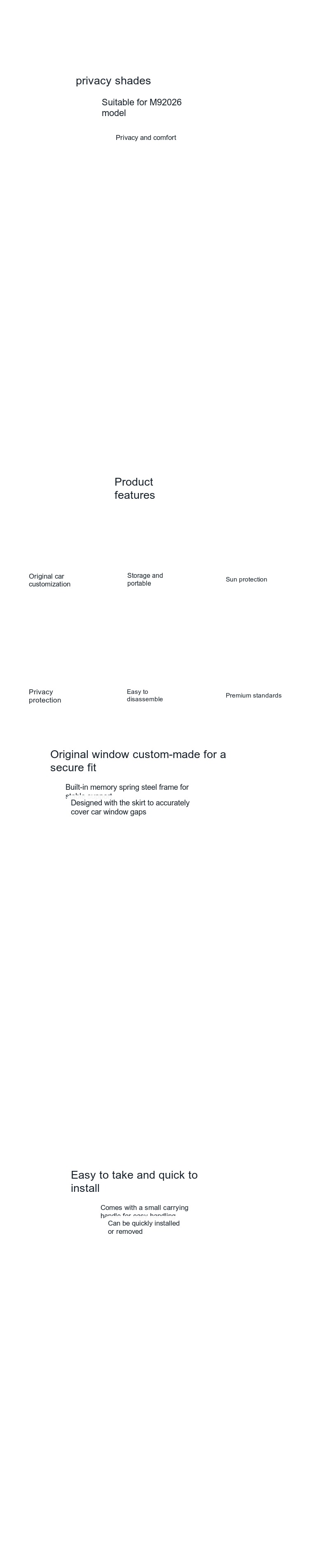 Full-Vehicle Privacy Sunshade detail image 1