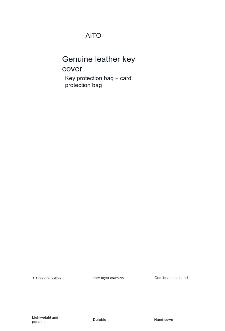 Leather Key Cover detail image 1