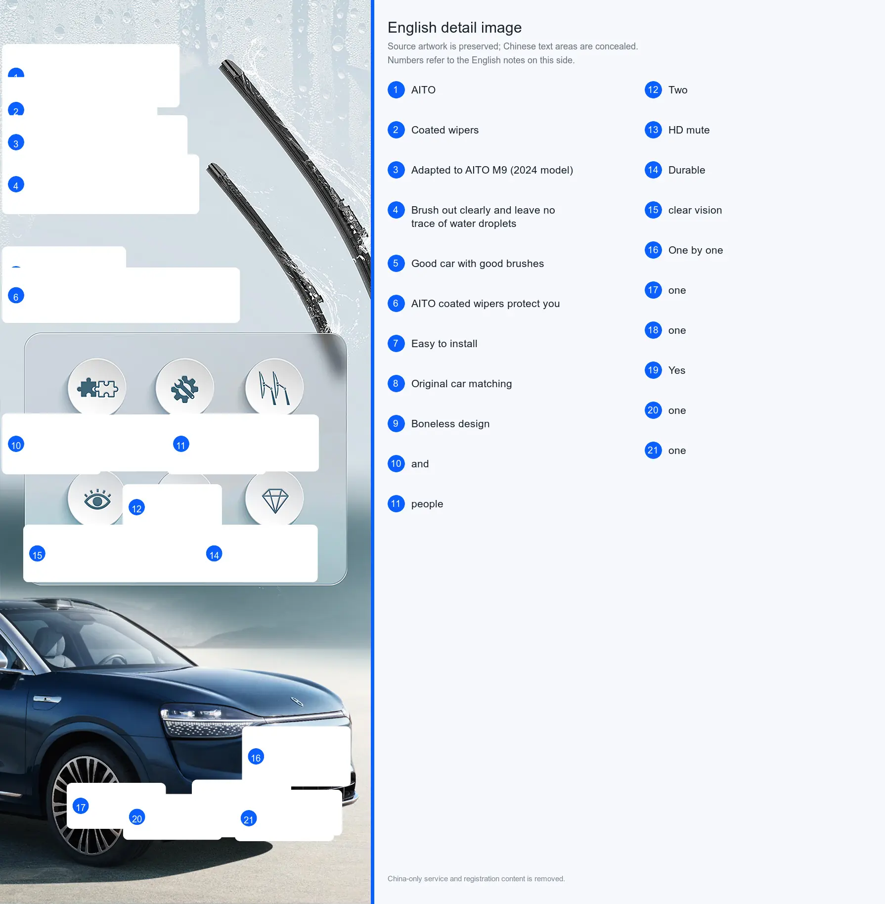 Coated Wiper Blades detail image 1