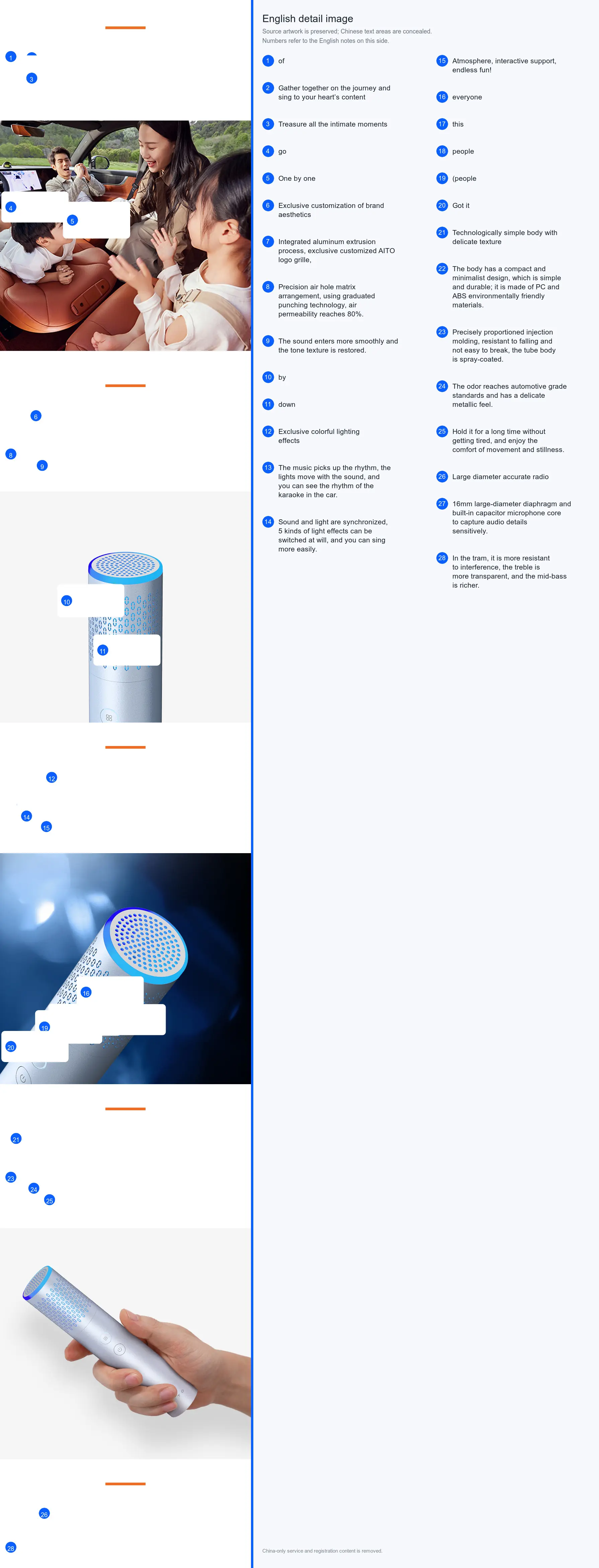 In-Car Microphone Pro — Sky Blue detail image 2