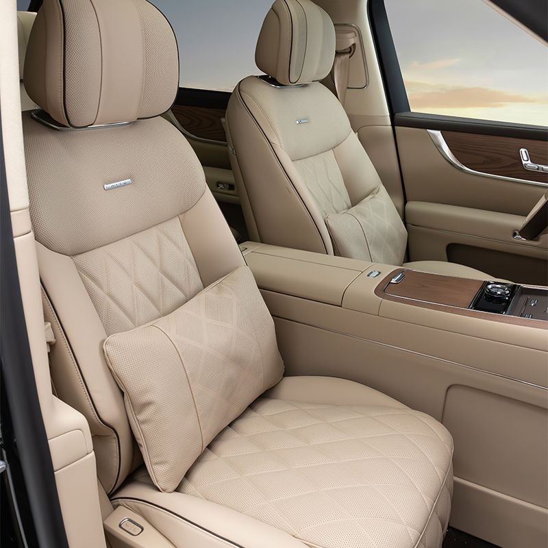 Leather Lumbar Cushion gallery image 2