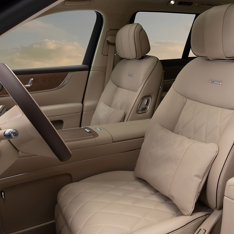 Leather Lumbar Cushion gallery image 3