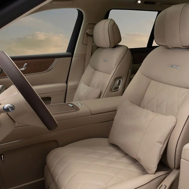Leather Lumbar Cushion gallery image 3