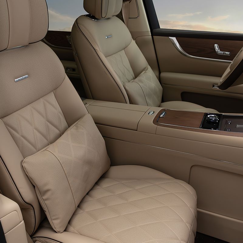 Leather Lumbar Cushion gallery image 4