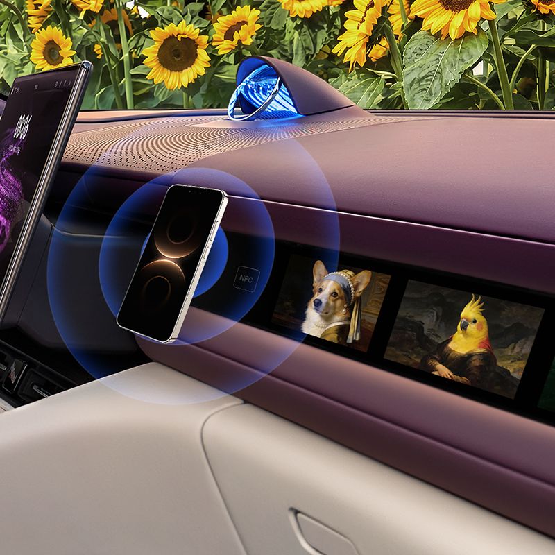 In-Car E-Ink Display