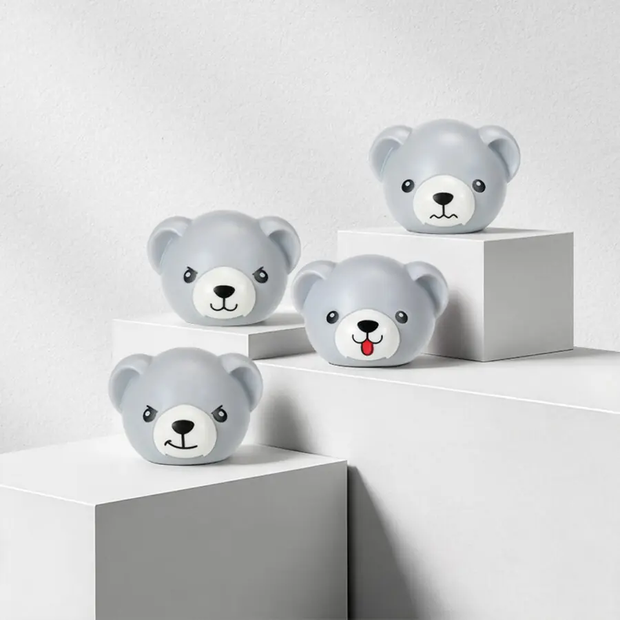 Bear Expression Valve Cap